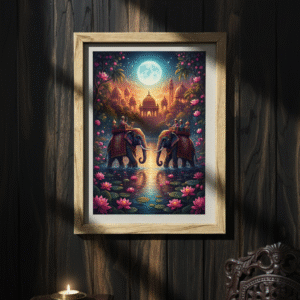 A4 Photo Frame, Golden Wood Photo Frame, Documents Size Photo Frame, A4 Size Photo Frame, A4 Frame, A4 Size Photo Frame Glass, A4 Photo Frames, A4 Documents Frame ( Golden A4-4 )