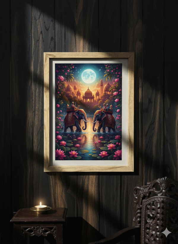 A4 Photo Frame, Golden Wood Photo Frame, Documents Size Photo Frame, A4 Size Photo Frame, A4 Frame, A4 Size Photo Frame Glass, A4 Photo Frames, A4 Documents Frame ( Golden A4-4 )