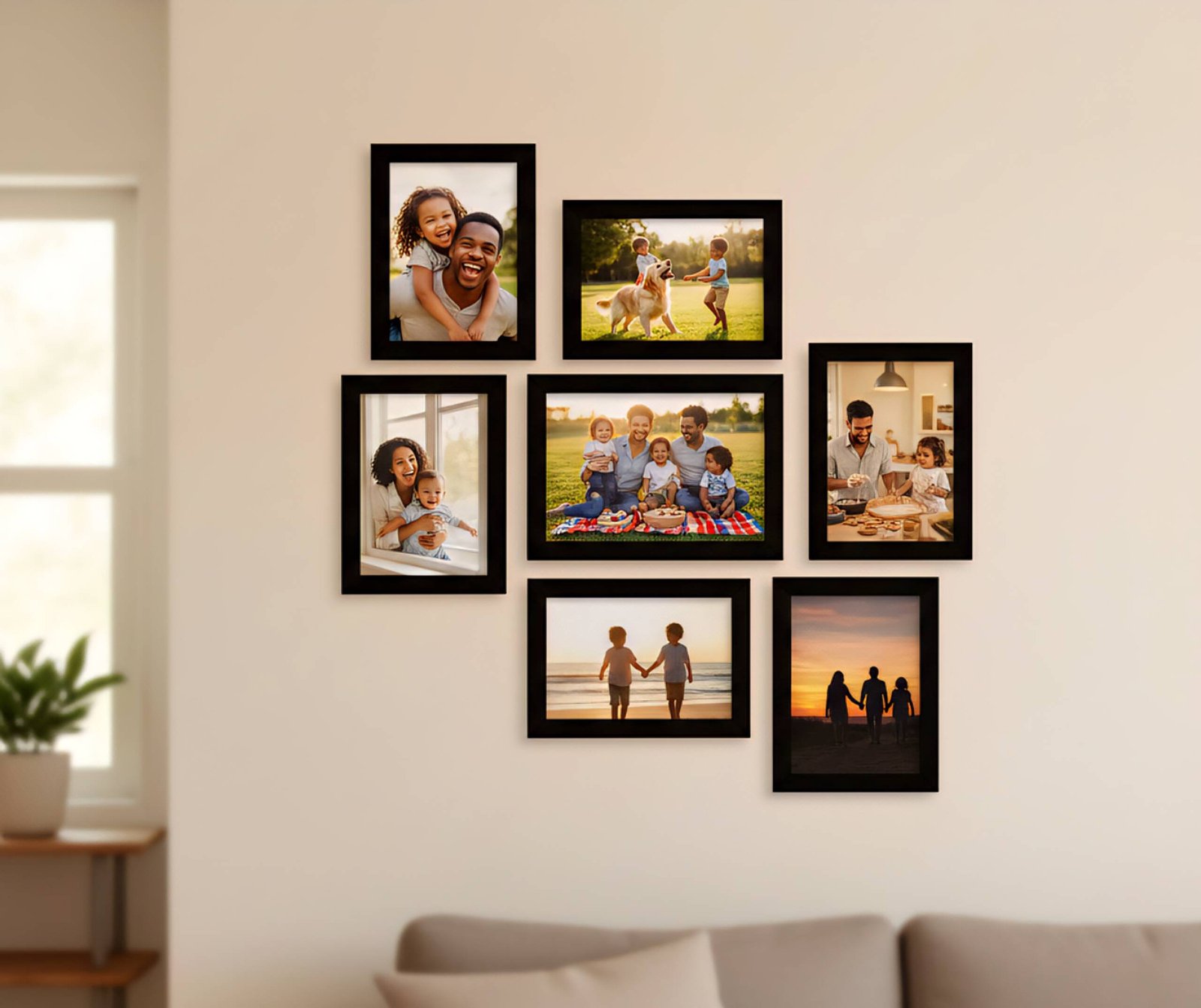 OFC ERA PHOTO FRAME SET OF 07 6PCS 4X6, 1PCS 5X7